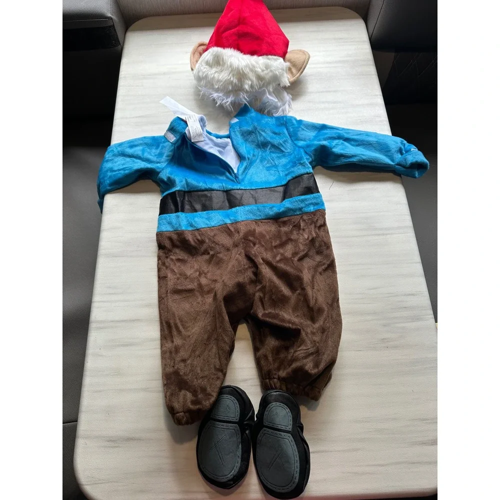 InCharacter Lil' Garden Gnome Costume Outfit‎ with Hat & Booties - 6-12 Months